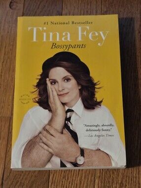 Bossypants by Tina Fey- Yellow Cover Paperback